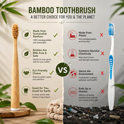 Boar Bristle & Bamboo Toothbrush